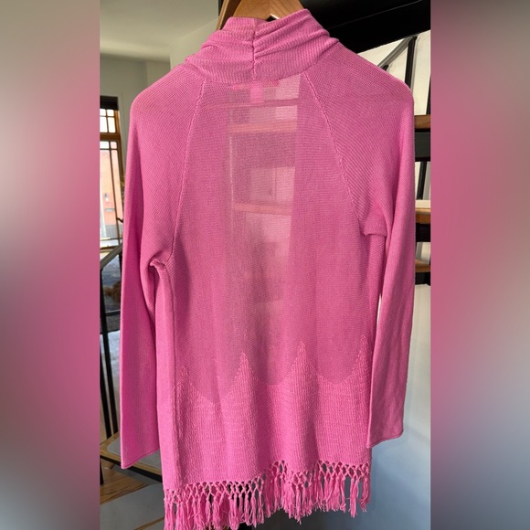 Lilly Pulitzer Tatum Cardigan Lilac Rose M - Picture 3 of 9